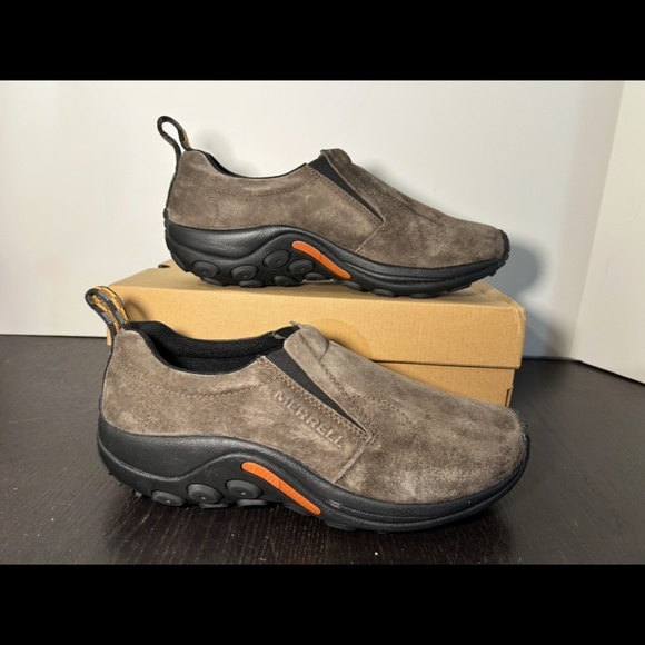 Merrell Jungle Moc Suede Slip On Shoes Gunsmoke Mens 10.5M main image 6